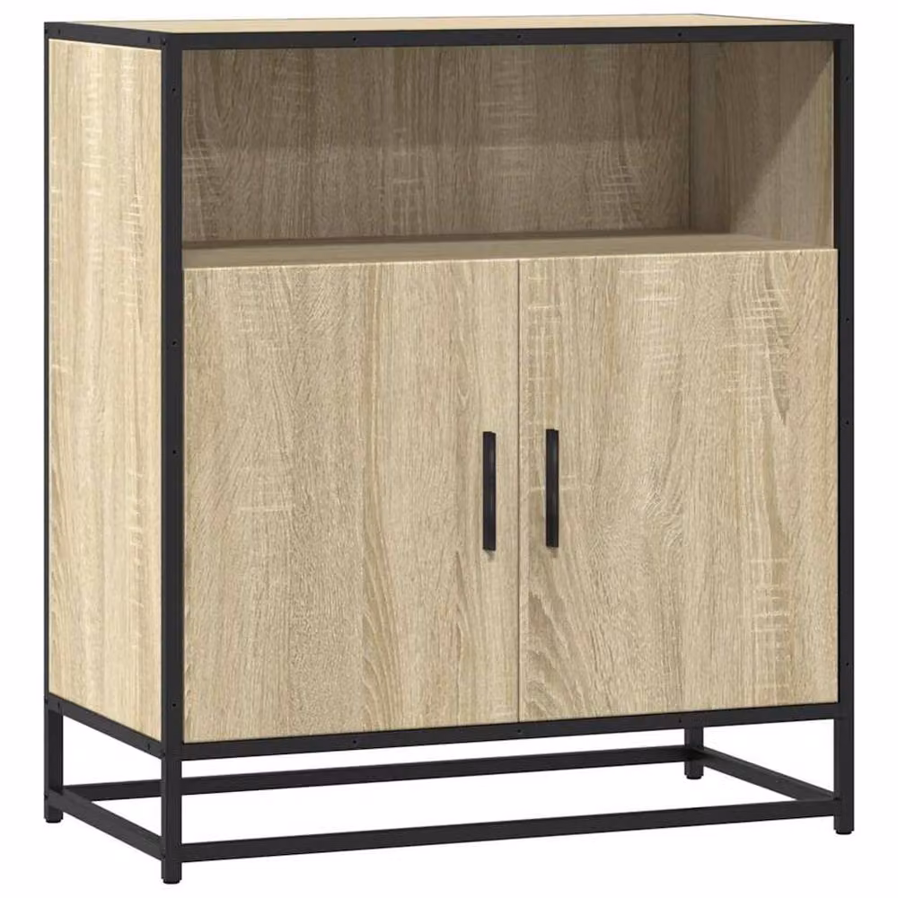 Berkfield Home Sonoma Oak Sideboard in Light Brown, W/D/H: 68 x 35 x 76 cm – 2