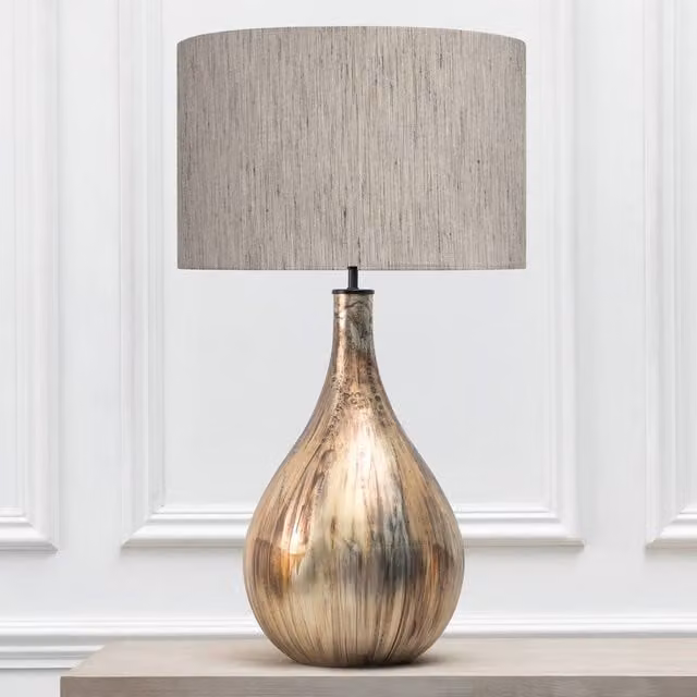 Voyage Maison Allegra Table Lamp with Otaru Eva Lampshade in Gold and Brass – 1