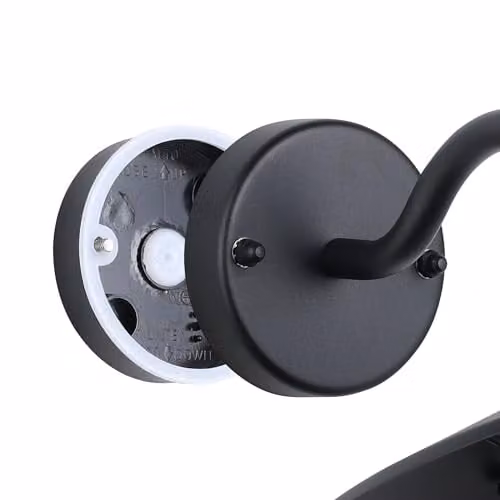 Eglo Melgoa Black Caged Outdoor Wall Light with Transparent Glass – 4