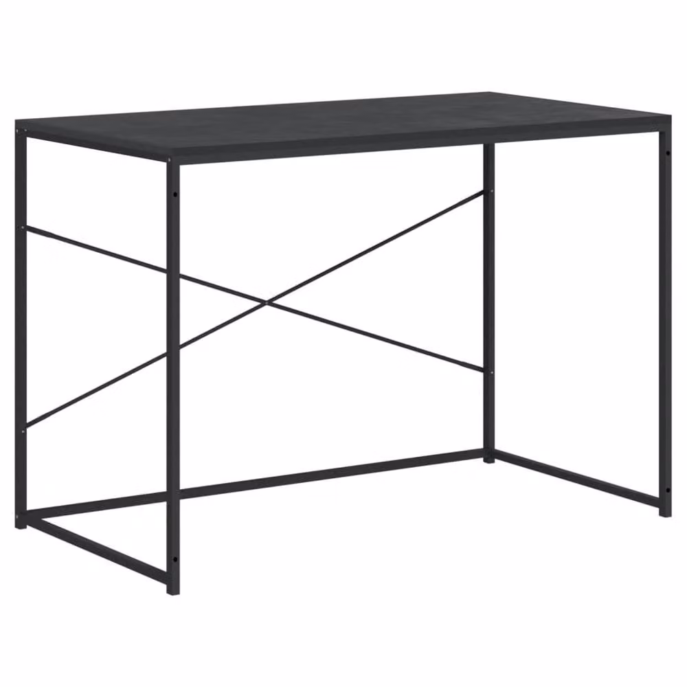 Berkfield Home Computer Desk in Black, W/D/H: 110 x 60 x 70 cm – 2