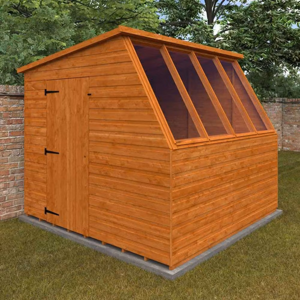 Buttercup Farm 8x8 Jewel Potting Shed in Burnt Orange, W: 235 cm, D: 235 cm, H: 217 cm – 2