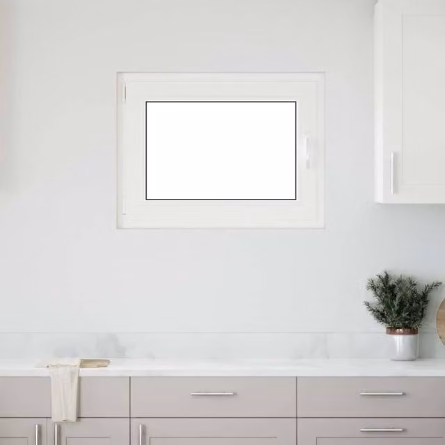 Berkfield Home RISOR Basement Tilt and Turn Window, Anthracite, W: 80 cm, H: 70 cm