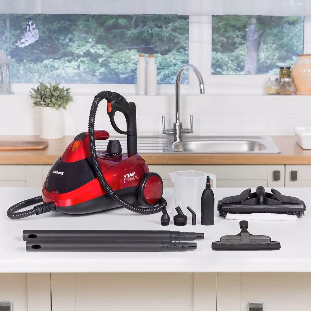 Ewbank SC1000 Dynamo Steam Cleaner and Sanitiser with Ironing Function in Red – 2
