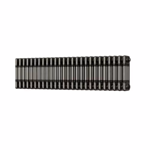 UK Radiators Alpha 4 Column Horizontal Traditional Cast-Iron Style Radiator in Raw Metal with Feet, W: 1164 mm, H: 300 mm – 2