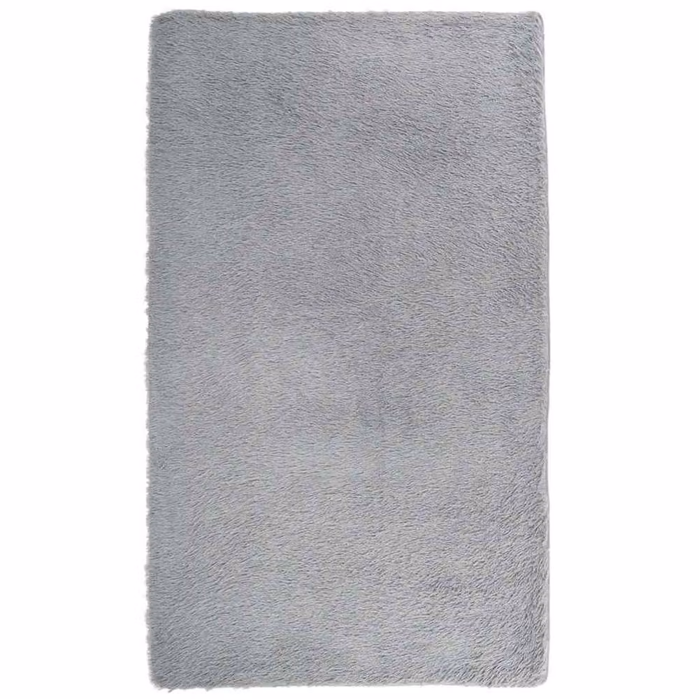 Berkfield Home NAVARRA Shaggy High Pile Rug, Grey, W: 60 cm x L: 100 cm – 2
