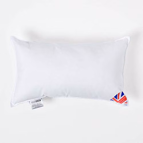 Homescapes White Super Microfibre Rectangular Cushion Inserts W/H: 50 x 30 cm