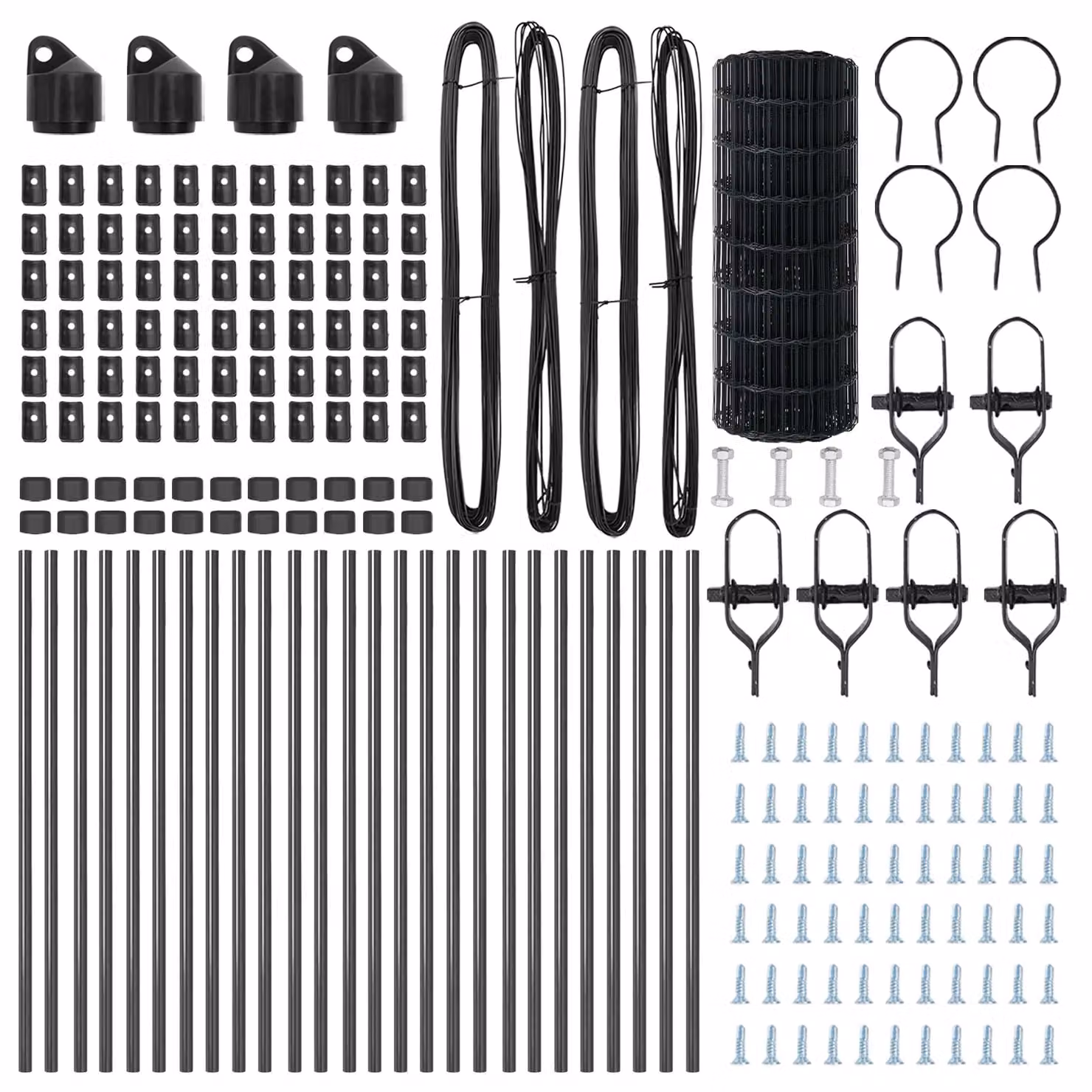 Berkfield Home Euro Fence with 13 Posts, Galvanised Steel, Grey and Silver, 0.6 x 50 m – 3