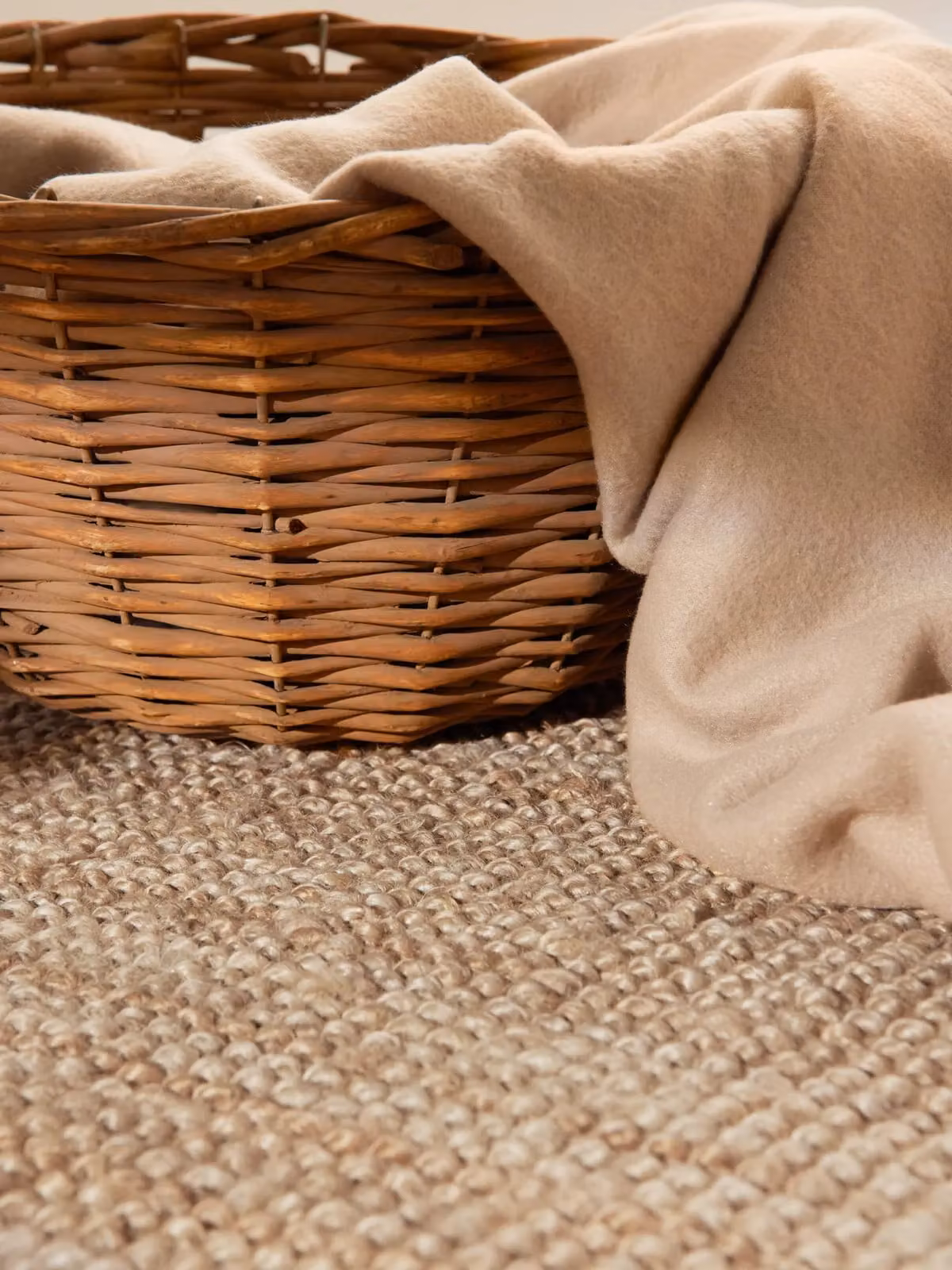 THE RUGS Jaipur Handwoven Round Jute Rug in Beige and Brown, Diameter: 200 cm – 2