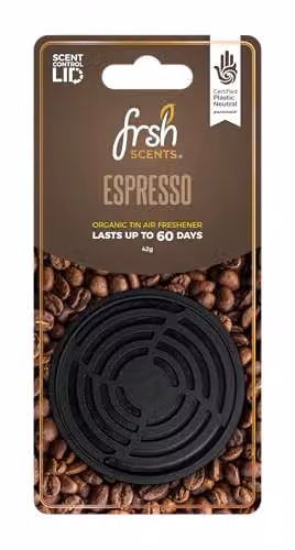 Frsh Scents Espresso Organic Air Freshener Tin, Brown – 2