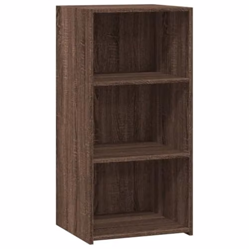 vidaXL Modern Sideboard in Brown Oak, W/D/H: 45 x 41 x 93 cm