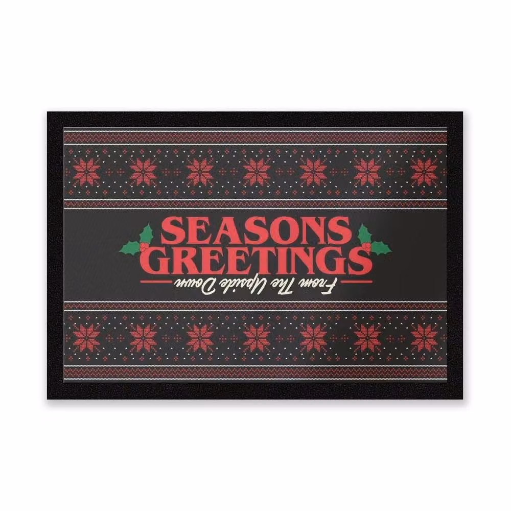 Stranger Things Zavvi Seasons Greetings From The Upside Down Coir Entrance Mat, Multicolour, W: 60 cm, D: 40 cm – 2
