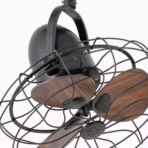 Faro Barcelona Keiki Brown 3-Blade Metal Ceiling Fan, Diameter: 45 cm – 4