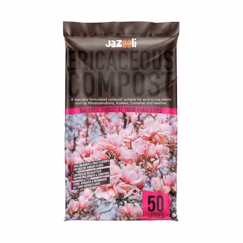 Jazooli Organic Ericaceous Multi Purpose Compost for Indoor and Outdoor Plants, 50 l