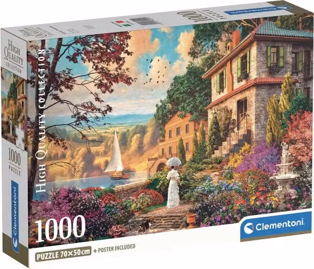 Clementoni Victorian Promenade 1000 Piece Multicolour Jigsaw Puzzle