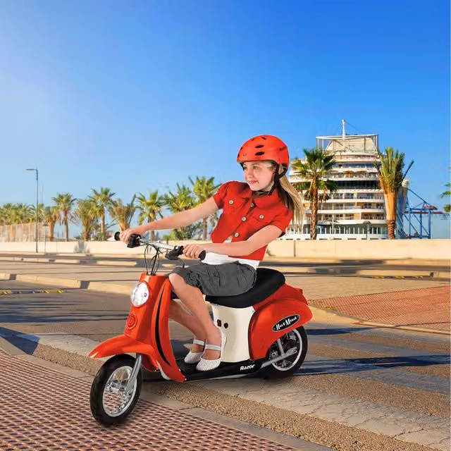 Razor Pocket Mod Hot Rod 24 Volt Electric Ride-On Vehicle in Red