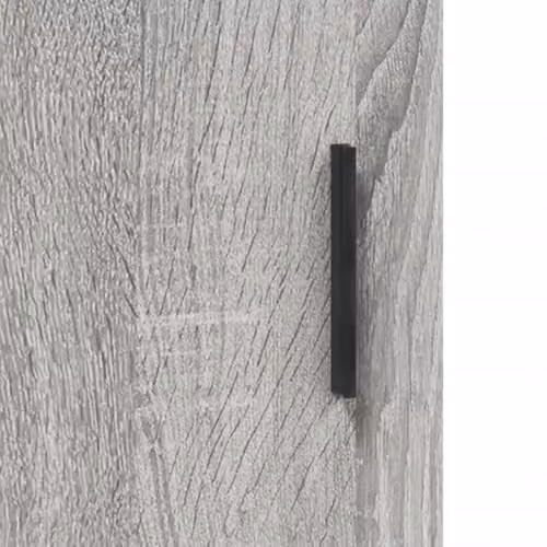 vidaXL Modern Grey Sonoma Highboard with Hinged Doors and Internal Shelves, W/D/H: 34.5 x 34 x 180 cm – 3