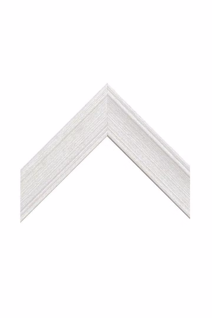 Frames & Mirrors 4U Scandi Black and Gold Rectangular Single Photo Frame in Off-White