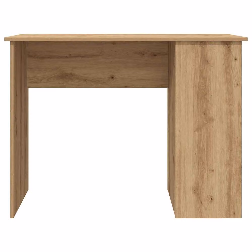 Berkfield Home Artisan Oak Computer Desk in Brown, W/D/H: 100 x 55 x 75 cm – 3