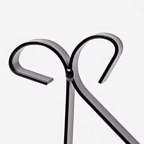 Primrose Single Black Hanging Basket Bracket, 25 cm