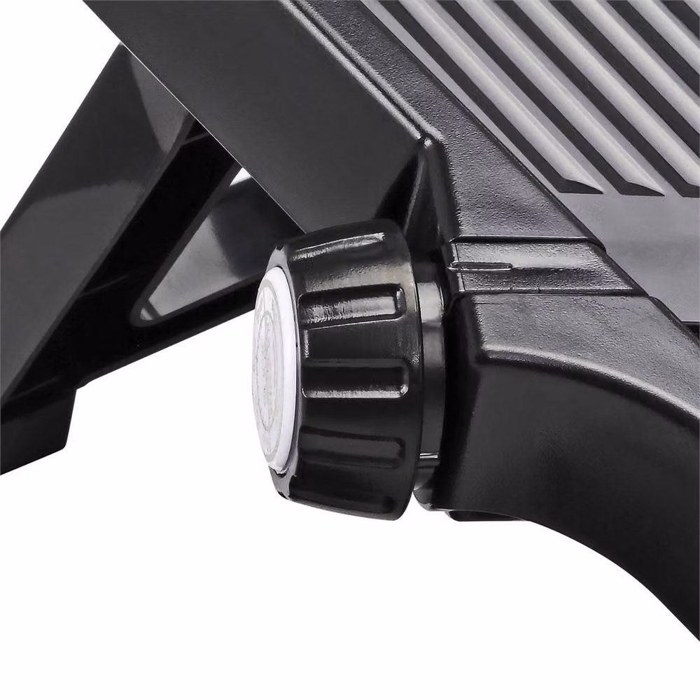 FLAVORA Black Professional Mandoline Slicer and Julienne Cutter with Adjustable Thickness, W: 15 cm, H: 15 cm, D: 1 cm – 5