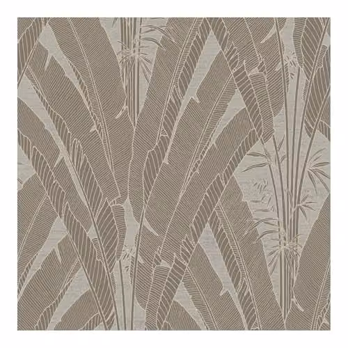Graham & Brown Fresco Large Scale Tropical Palm Leaves Wallpaper in Beige and Gold – 1