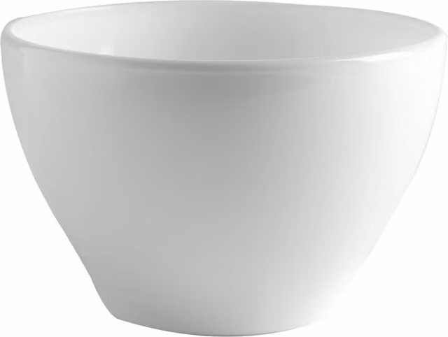 Bormioli Rocco Toledo Glass Cereal Bowl, White, Diameter: 12 cm