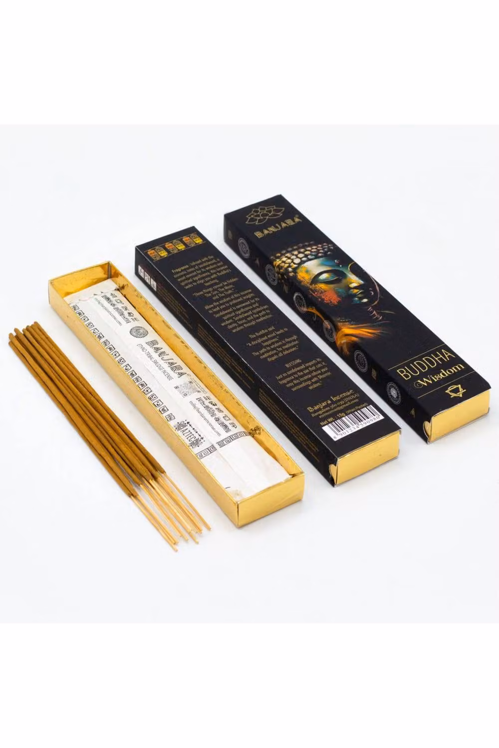KDMD Banjara Buddha Handcrafted Incense Holder in Black – 3