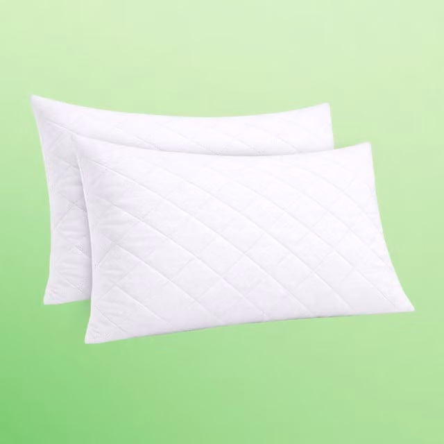 Starlight Beds Advanced Breathable Memory Foam Pillows, Pack of 2, White