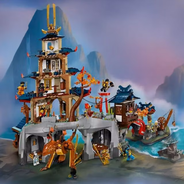 LEGO Ninjago 71814 Tournament Temple City Multicolour Building Set