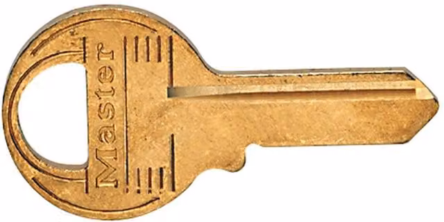 Master Lock Key Blanks in Gold and Multicolour