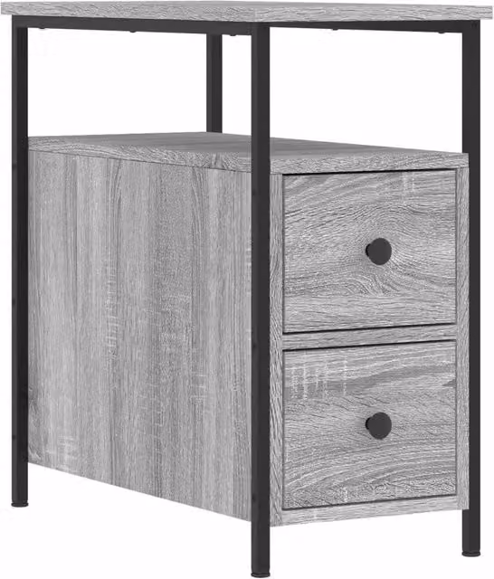 Berkfield Home Grey Sonoma Bedside Cabinet W/D/H: 30 x 60 x 60 cm – 1