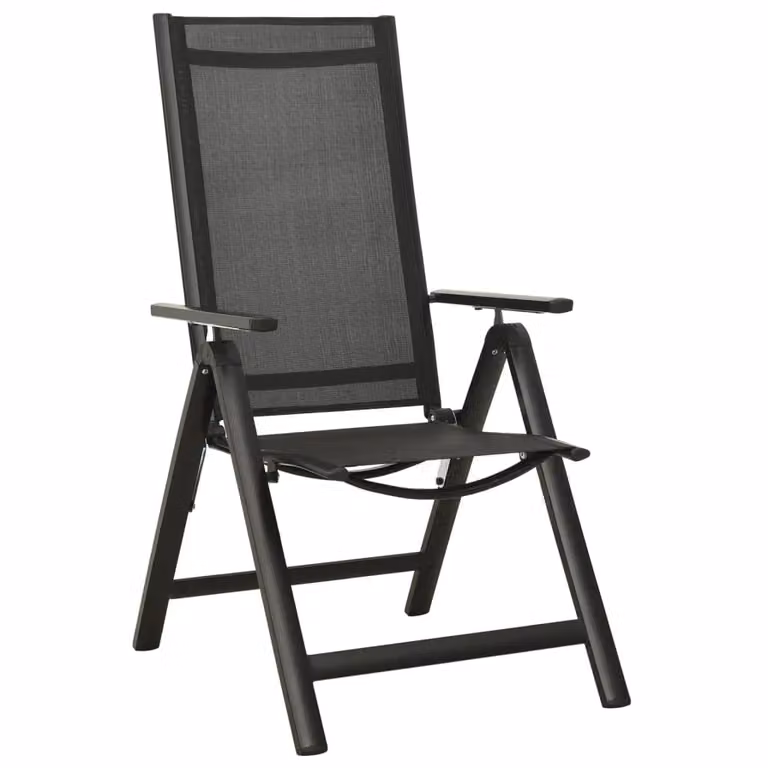 Berkfield Home 5 Piece Bistro Set in Black and Anthracite
