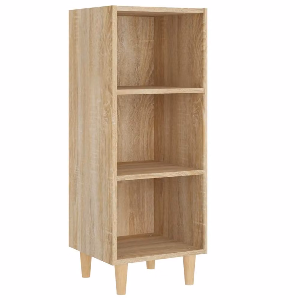 Berkfield Home Sonoma Oak Sideboard in Brown, W/D/H: 34.5 x 32.5 x 90 cm – 2