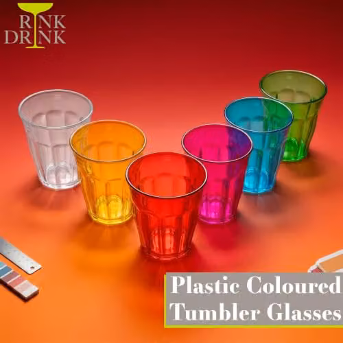 Rink Drink Multicoloured Plastic Tumblers for Children, 250ml, Pack of 12 – 2