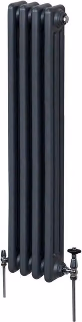 Monstershop Traditional 3 Column Steel Radiator in Anthracite Grey, H x W x D: 150 x 20.2 x 10 cm – 1