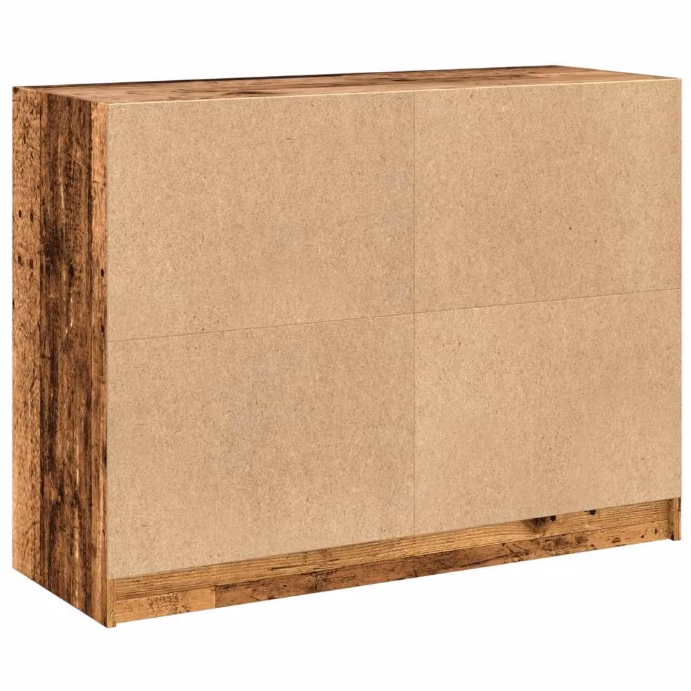 Berkfield Home Old Wood Sideboard in Brown, W/D/H: 102 x 37 x 75.5 cm – 3