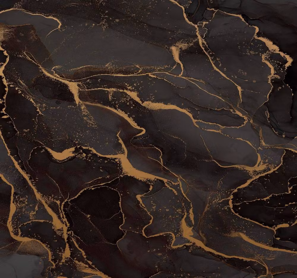 Superfresco Easy Marble Black and Gold Abstract Matt Wall Mural W: 300 cm, H: 280 cm – 2