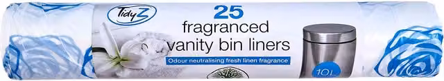 Tidyz Transparent Fragranced Vanity Bin Liners