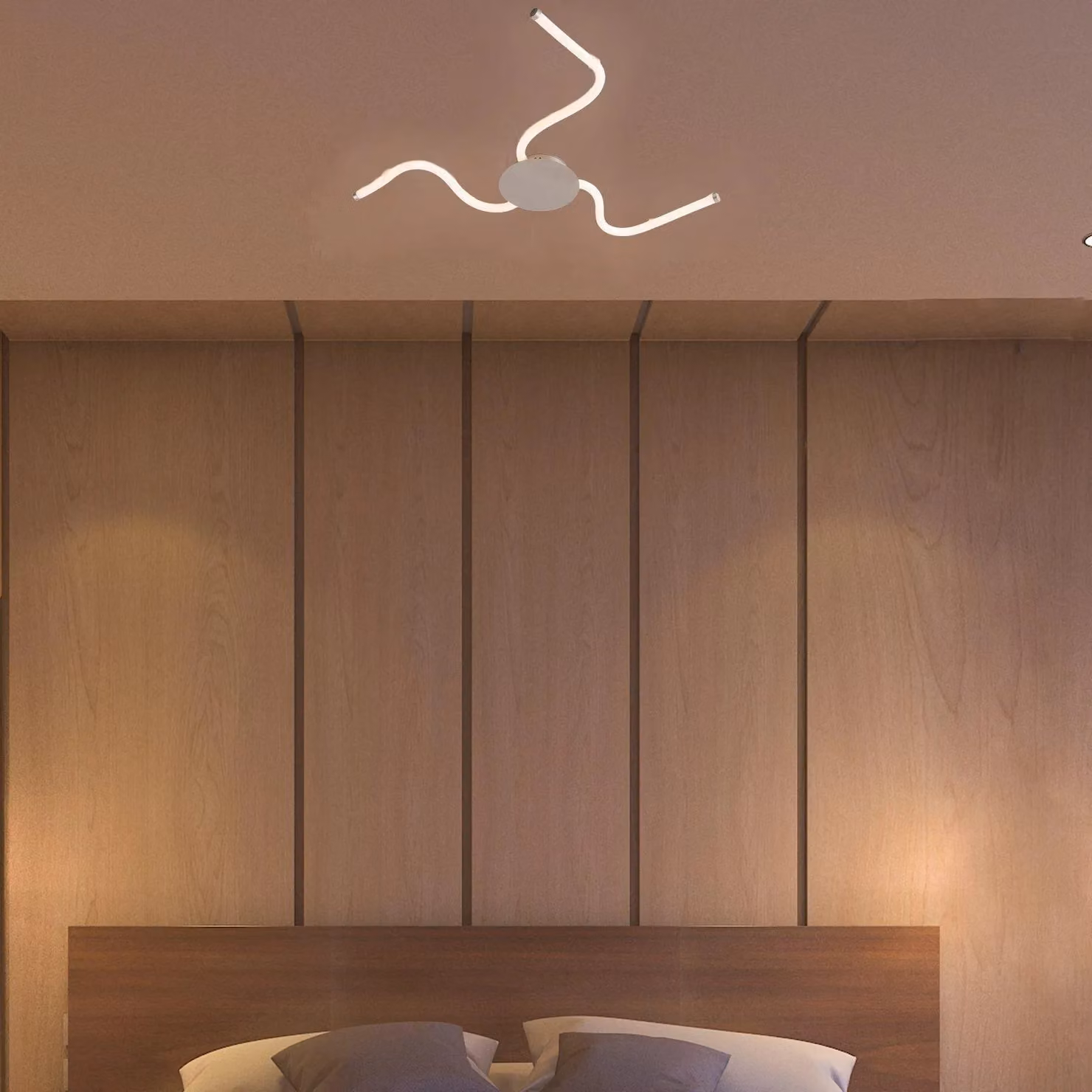 Harper Living LED 3 Light Adjustable Flush Ceiling Light in Silver – 3