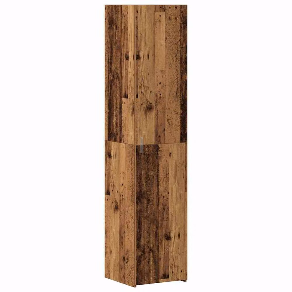 Berkfield Home Old Wood Highboard in Brown, W/D/H: 40 x 42.5 x 185 cm – 2