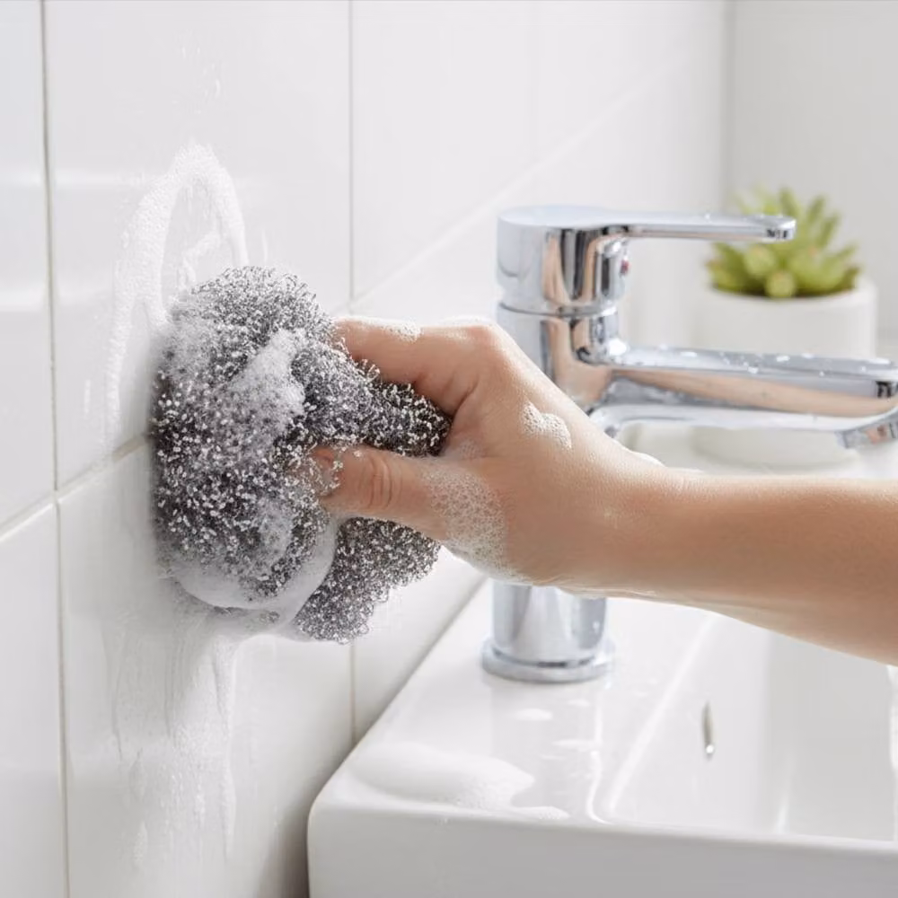 Bedsland SW Non-Scratch Scourers, 5 Pack, Silver – 4