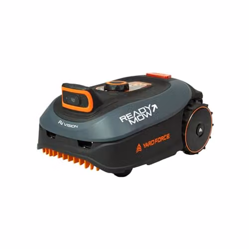Yard Force i600 iVISION Drop & Go Boundary-Free Robotic Lawnmower for Medium Gardens up to 600m2, Grey