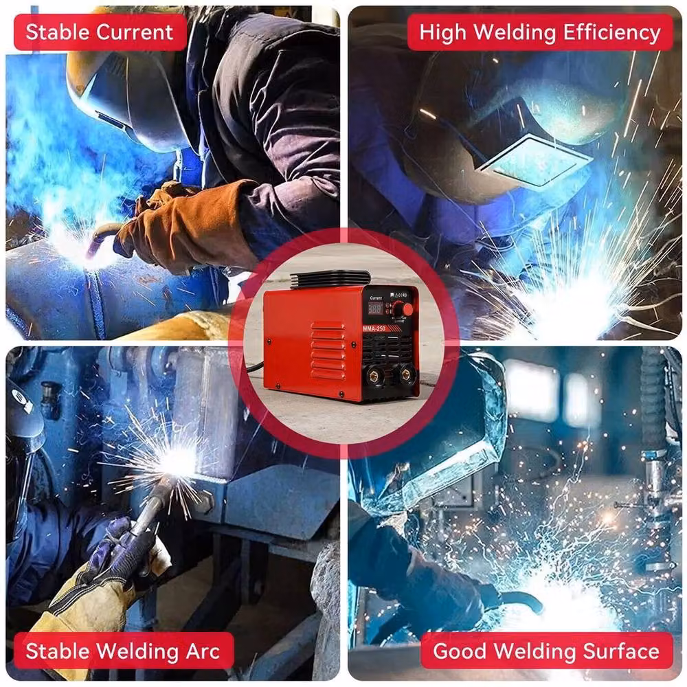 FLAVORA 220V Mini ARC Welder 250Amp Electric Lift TIG MMA in Red – 5