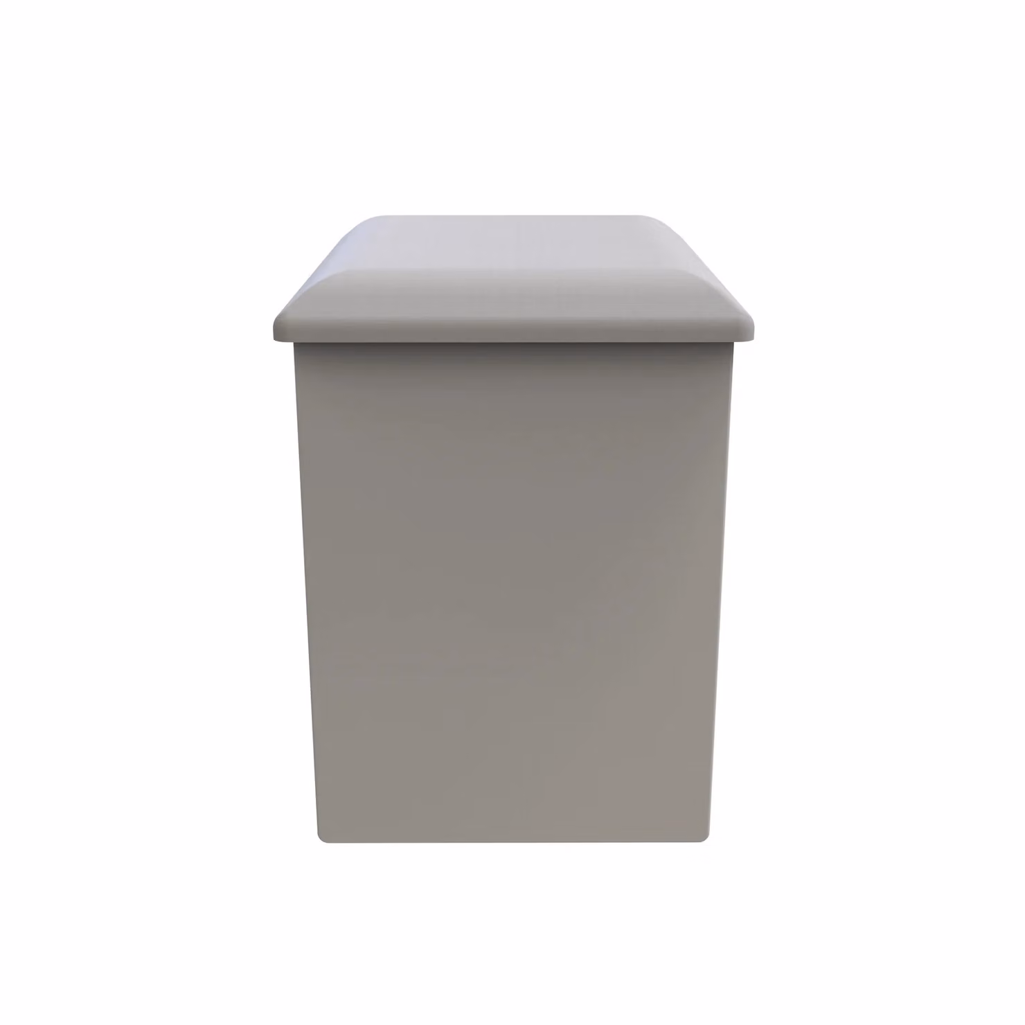 Ready Assembled 2 U Albert Stool in Grey Fabric with Metal Frame – 2