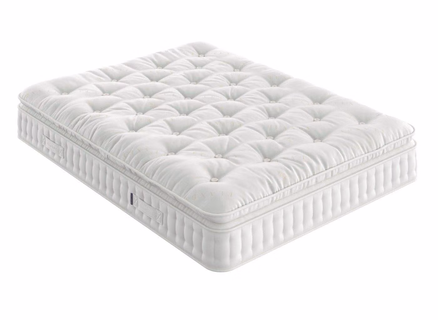 Flaxby Masters Guild 4450 Pocket Spring Mattress in White, W: 140 cm, D: 200 cm