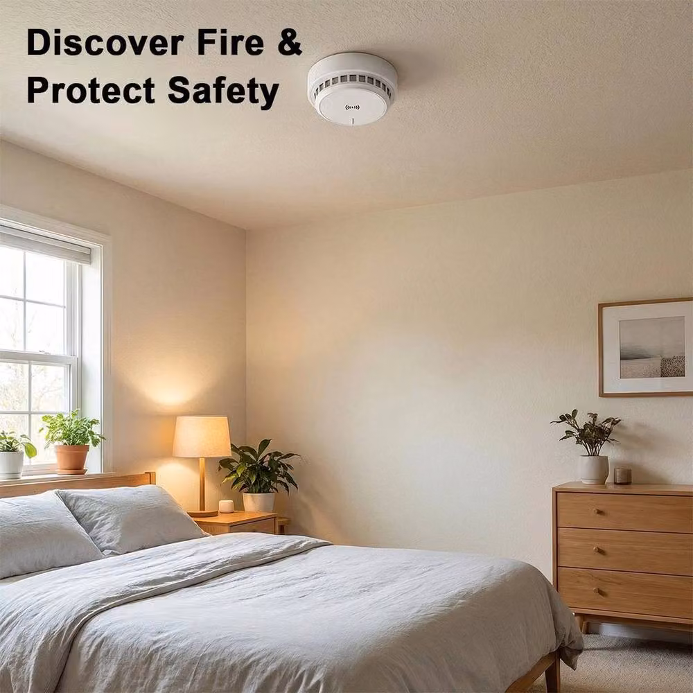NESTLUNE Life Home Smoke and Gas Detector in White – 2