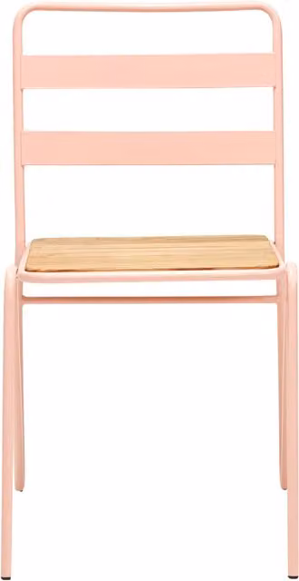 Orsina Metal Chair by Interiors by Premier in Pink and Brown