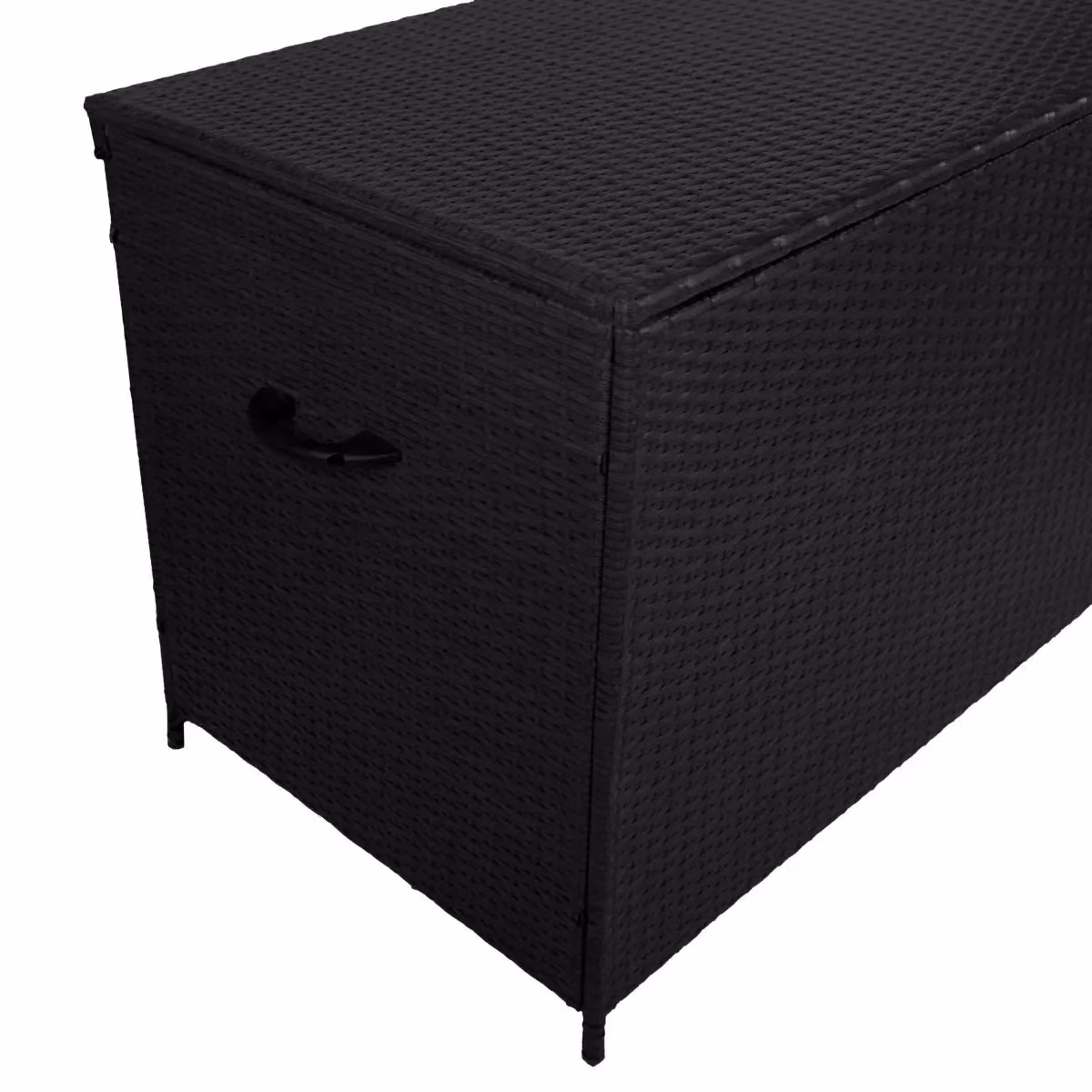 Monstershop Rattan Storage Box in Black, 582L – 6