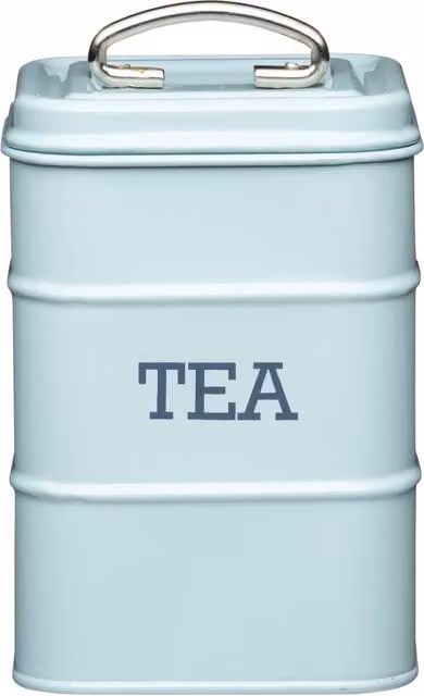 Kitchen Craft Living Nostalgia Metal Tea Tin in Blue