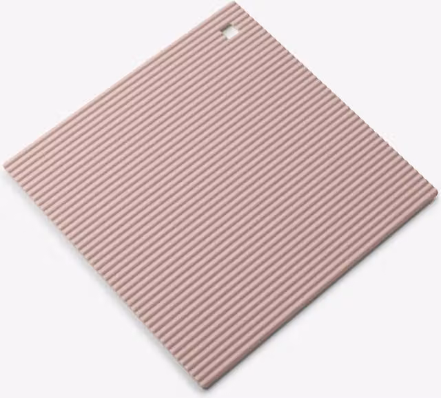Zeal Silicone Square Non-Slip Hot Mat Trivet in Pink, 22 cm – 1